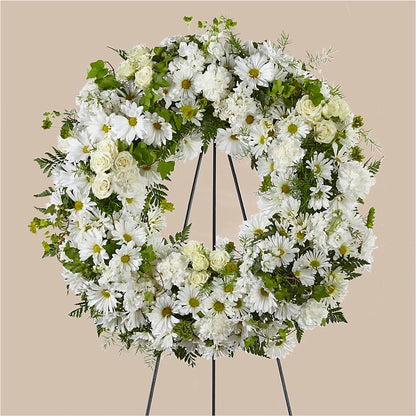 Faithful Wishes Wreath –  Oak Creek Florist, Concord CA