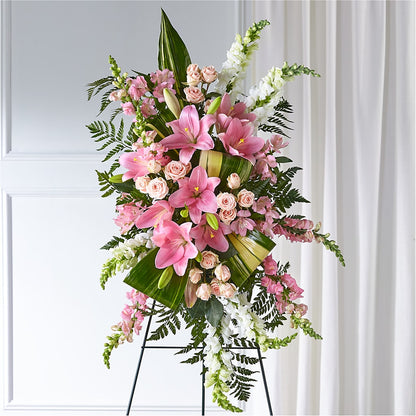Elegant Embrace Standing Spray –  Oak Creek Florist, Concord CA