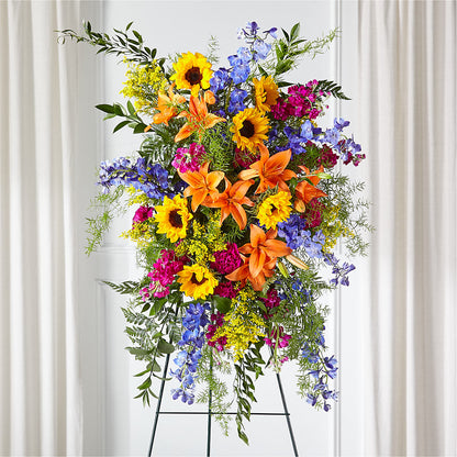Sunlit Memories Standing Spray (Standard) –  Oak Creek Florist, Concord CA