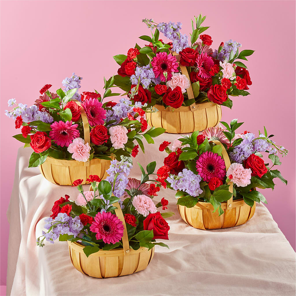Pink Picnic Basket –  Oak Creek Florist, Concord CA