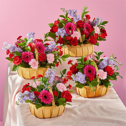 Pink Picnic Basket –  Oak Creek Florist, Concord CA