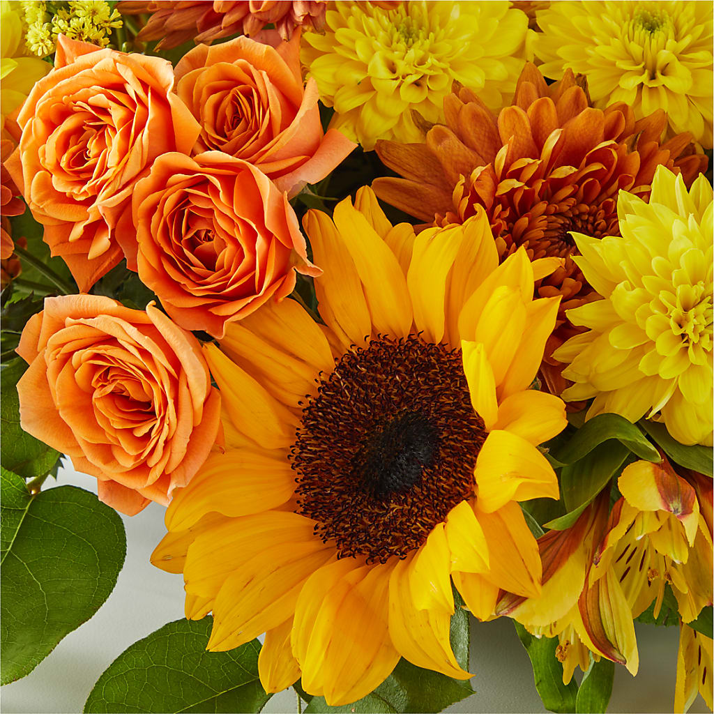 Autumn Harmony Centerpiece –  Oak Creek Florist, Concord CA