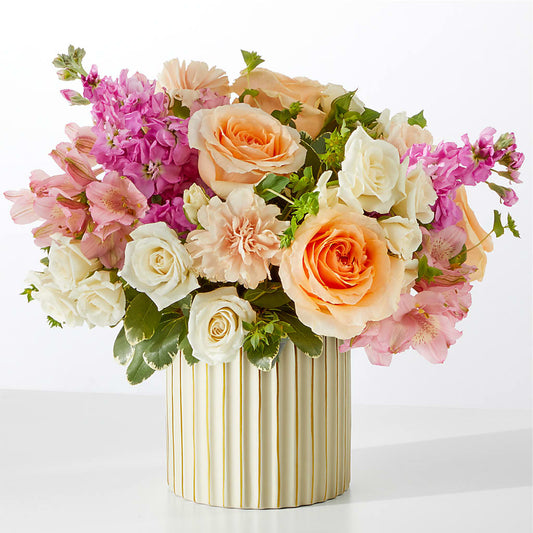 Paradise Bouquet with Ivory Vase –  Oak Creek Florist, Concord CA
