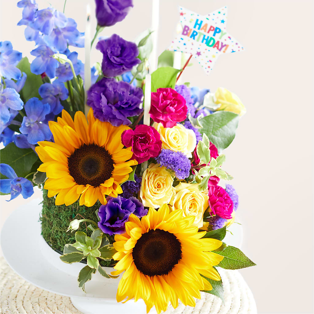 Star of the Day Floral Cake –  Oak Creek Florist, Concord CA