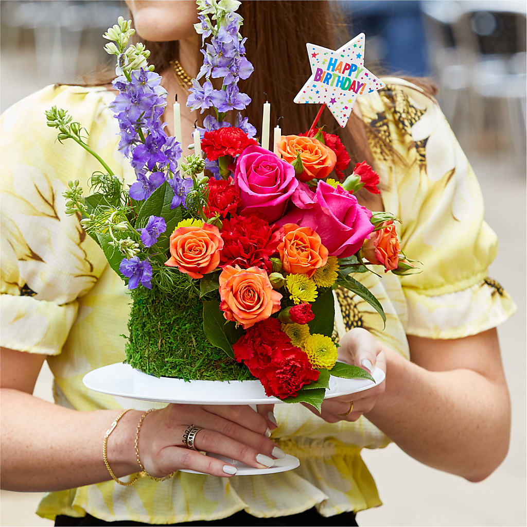Best Year Yet Floral Cake –  Oak Creek Florist, Concord CA