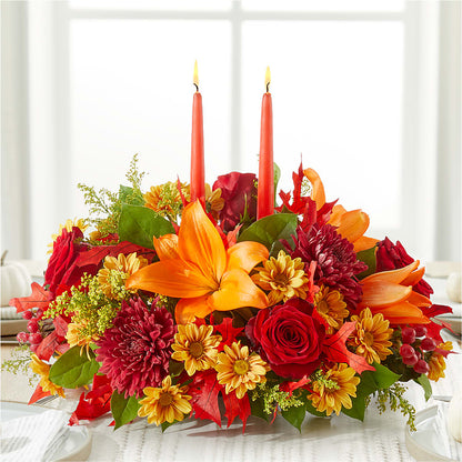 Autumn's Embrace Centerpiece –  Oak Creek Florist, Concord CA