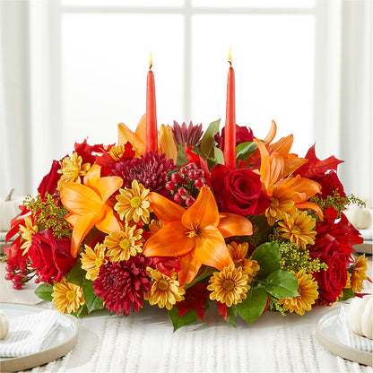 Autumn's Embrace Centerpiece –  Oak Creek Florist, Concord CA