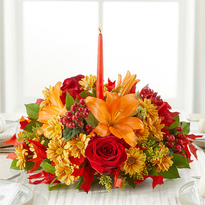 Autumn's Embrace Centerpiece –  Oak Creek Florist, Concord CA