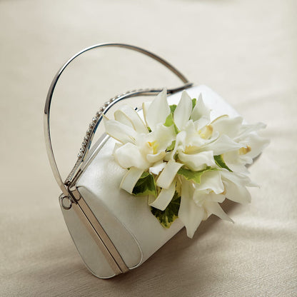 White Purse Decor –  Oak Creek Florist, Concord CA